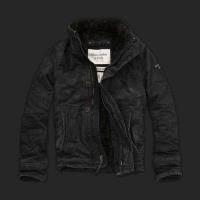 heren abercrombie fitch jassen zip knop houtskool grijs zwart Kleren Winkel sjhpo210